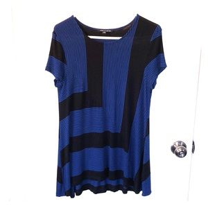 Cable & Gauge tunic blouse, size M